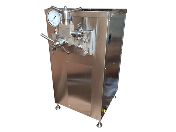 High pressure milk homogenizer