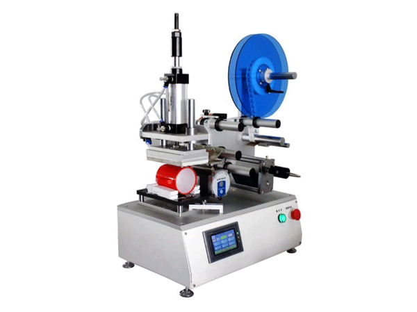 China Supply Table Round Labeler Machine Philippines Labeling Machine Manufactuers For Bottles Three and Both Side Stick