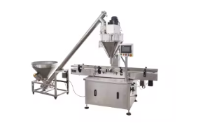 Automatic Powder Can Filling Filler Sealing Sealer Machine